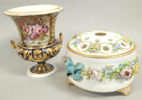 Two items of 19thC ceramics