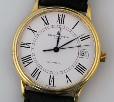 A gentleman's Baume and Mercier Geneve wristwatch