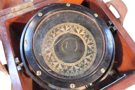 An early 20thC marine compass by Lilley & Reynolds