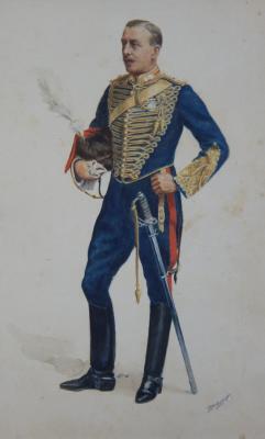 Mayall. Portrait of Sidney Belfield in dress uniform