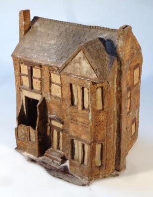 A 19thC stoneware house - 2