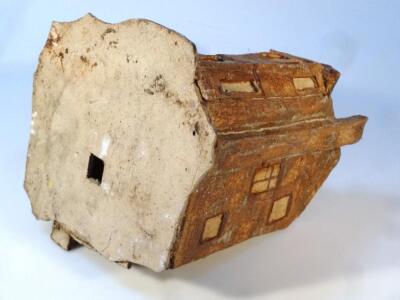 A 19thC stoneware house - 3