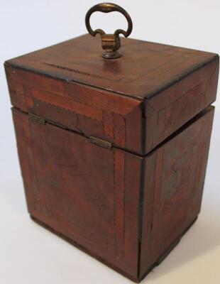 An early 19thC apothecary box - 2