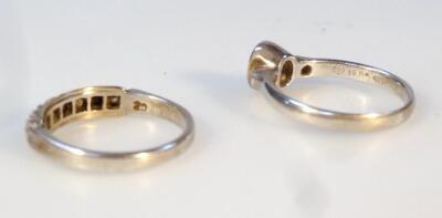 Two ladies' dress rings - 2