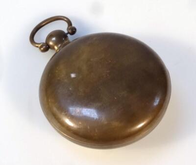 An early 19thC open face pocket watch - 2