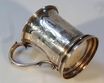 A Victorian silver gilt cup - 2