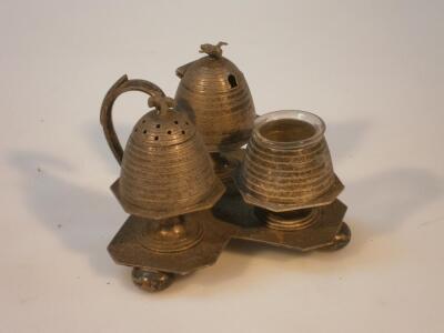 A Victorian novelty cruet