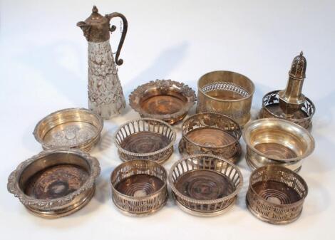 Various silver plated ware