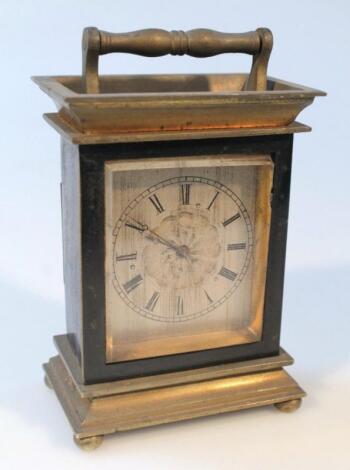 A 19thC pocket watch travel clock