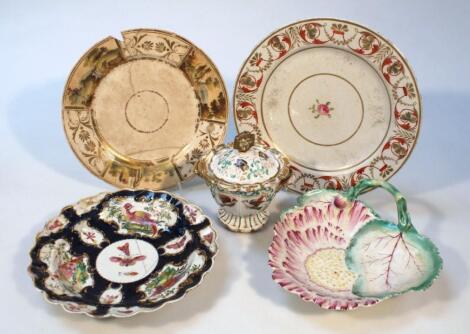 Various 18thC and later English porcelain