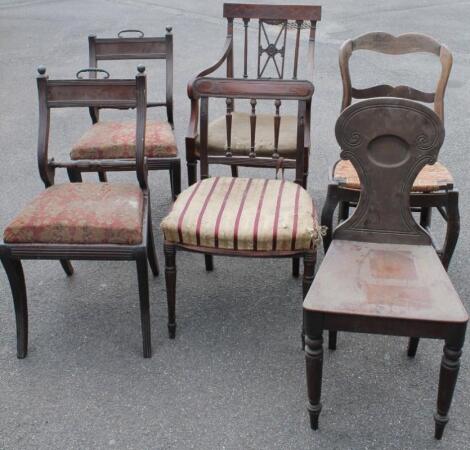 Various 19thC and later chairs