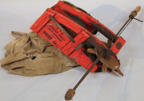 An early 20thC vintage hand seed drill