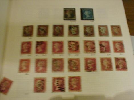 Stamps. A stock book covering GB