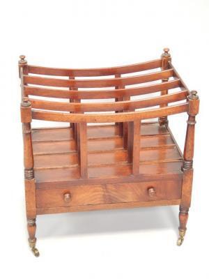 A Regency mahogany Canterbury