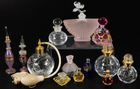 Various perfume bottles