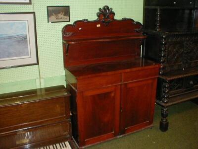 A Victorian mahogany chiffonier