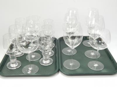 A set of Riedel wine glasses