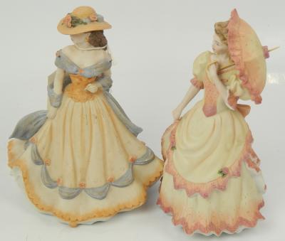 Two Coalport lady figures