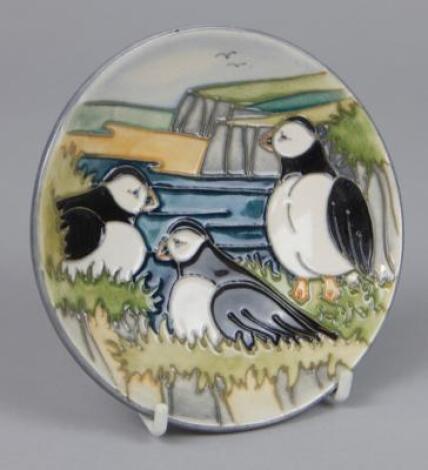 A modern Moorcroft pin tray