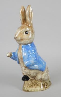 A ceramic figure of Peter Rabbit