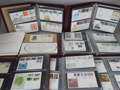 Eight folders of first day covers