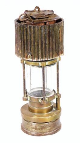 A mid 20thC HCP type Patterson miner's lamp