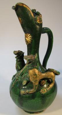 A Chinese pottery jug