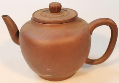 An Chinese Yixing style redware teapot