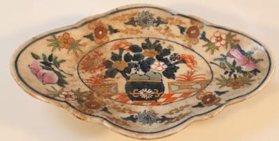 A Chinese earthenware dish