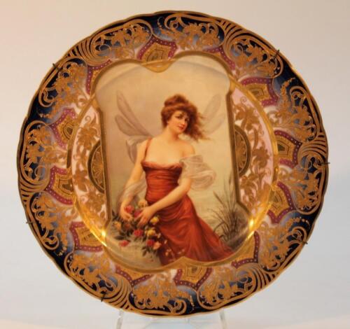 A Vienna porcelain charger