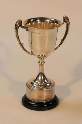 A George VI silver two handled trophy