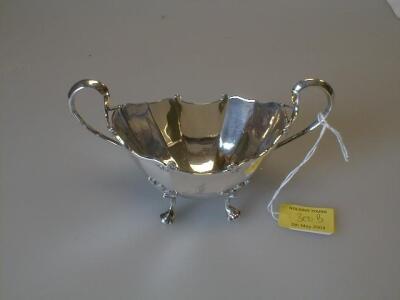 A George V silver sugar basin