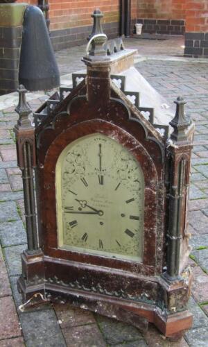 A 19thC Gothic bracket clock