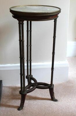 A 19thC French jardiniere stand