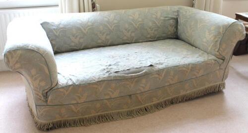 A late Victorian Chesterfield sofa