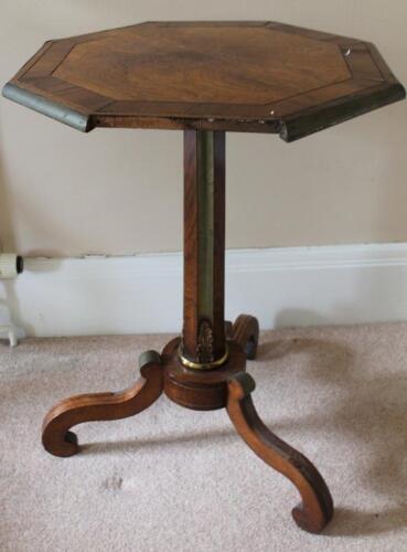 An early Victorian rosewood centre table