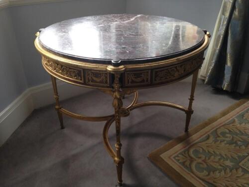 A 19thC French Empire centre table