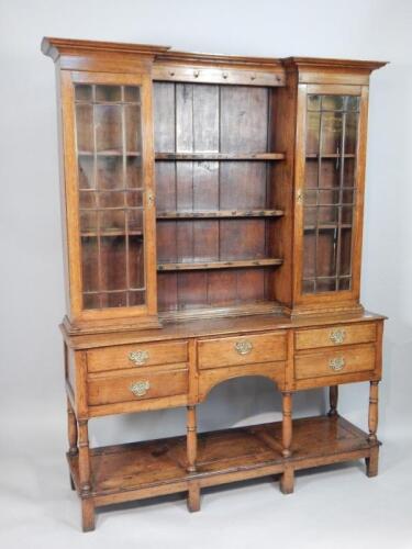 A late 18th/early 19thC oak dresser