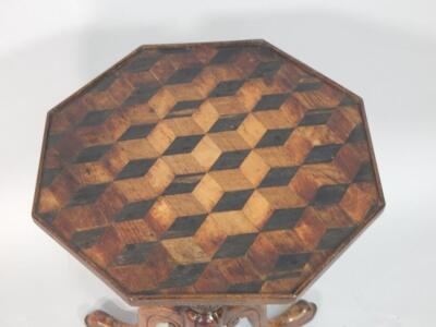 A rosewood occasional table - 2