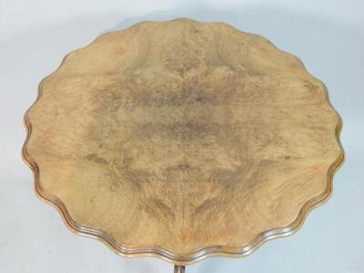 A 19thC walnut tilt top occasional table - 2