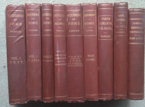 Parker (John Henry) The Archaeology of Rome; Vols 1 (parts I and II)