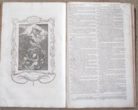 Bible.- The Christian's Complete Family Bible… engraved frontispiece and plates