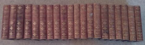 Thackery (William Makepeace). Works 20 vol. only of 22 (lacking XV and XVI)