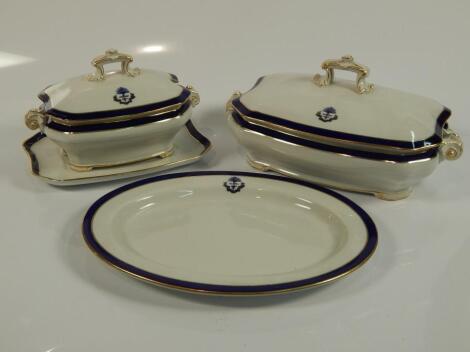 A Royal Worcester Vitreous dinner service