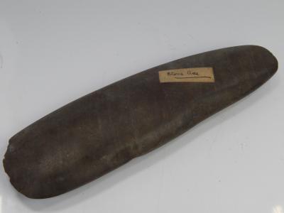 A stone axe head