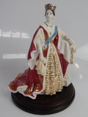 A Royal Worcester figure of Queen Victoria