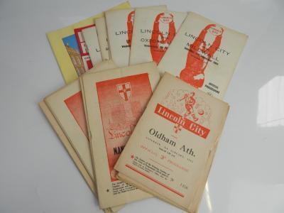 Lincoln City Football programmes