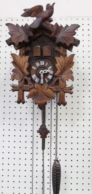 A small Black Forest style cuckoo clock