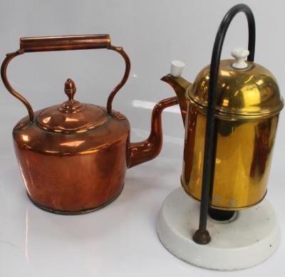 A copper kettle