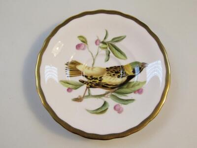 A Spode bone china Audubon Birds pattern and other part tea service - 2